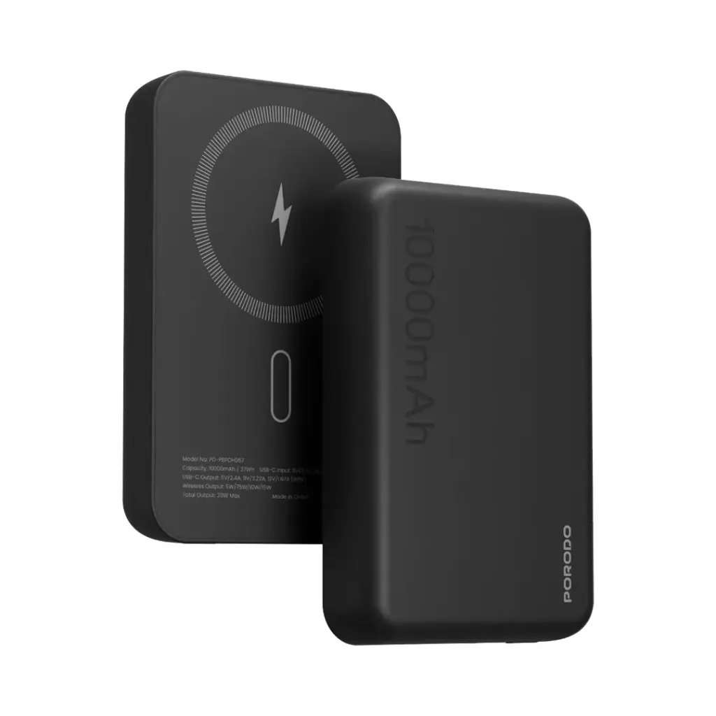 Porodo BLUVORA 15W Wireless + PD 20W MagSafe Power Bank 10000mAh - Linkphones Center
